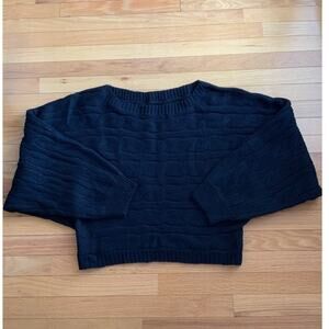 Cider Black‎ Cable Knit sweater size 1XL